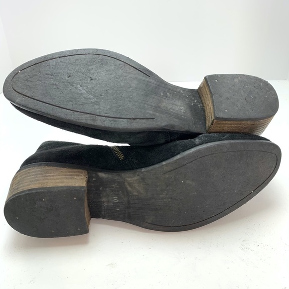 MIA EMERSON Genuine Leather Ankle Booties Black 10 - Picture 13 of 16